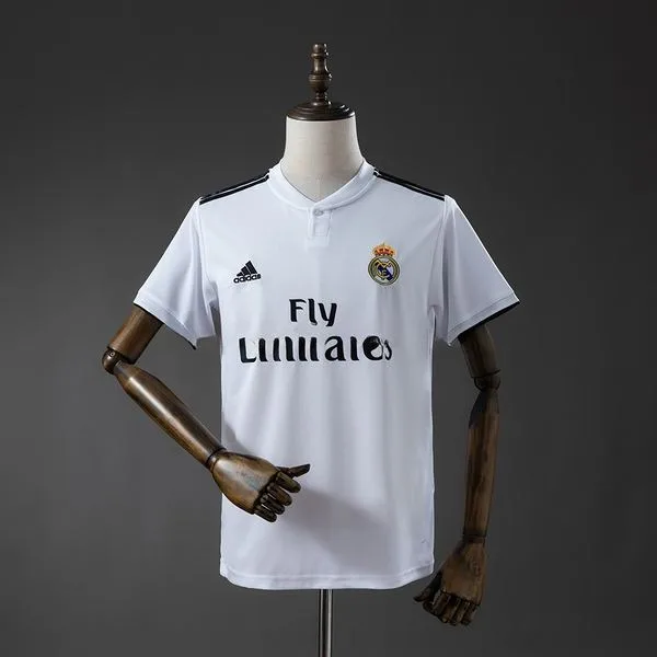 Camiseta de fútbol Real Madrid 2018/19 LOCAL MANGA CORTA VERSION FAN